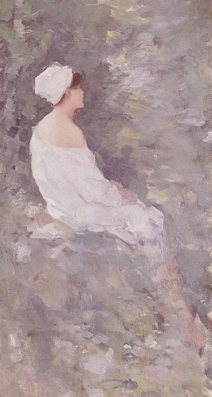 Nicolae Grigorescu After a Bath France oil painting art